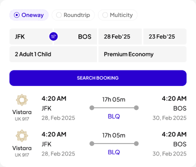Real-Time Flight Search & Booking